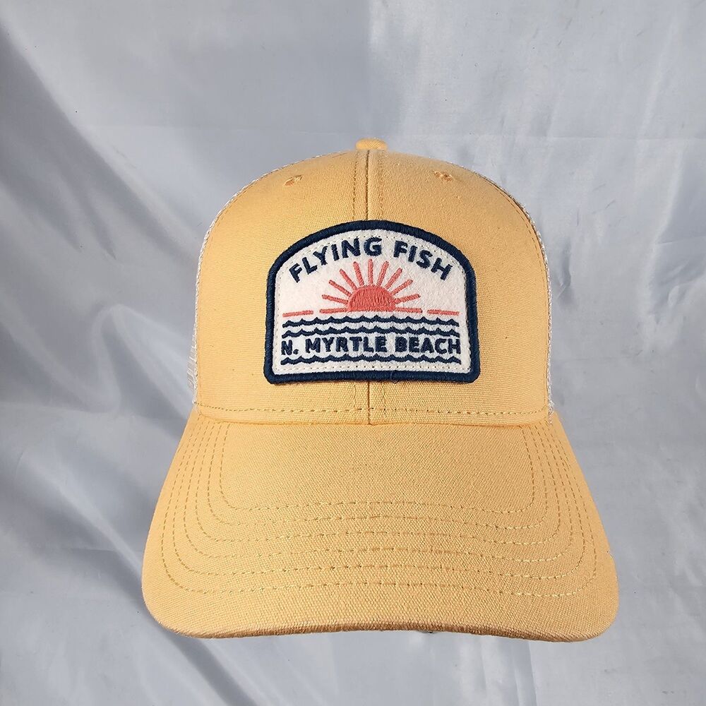 North Myrtle Beach Flying Fish Hat, brand Legacy Truckers Hat